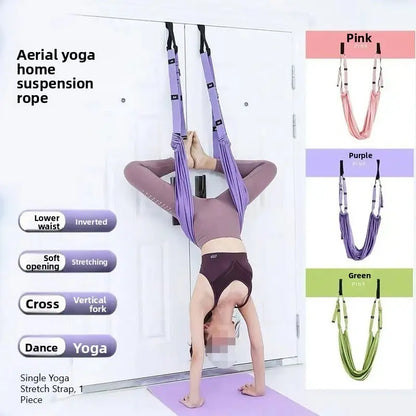 Shoulder Back Posture Corrector Stretch Band, Home Waist Backbend Trainer, Door Hanging Aerial Yoga Inversion Rope, Yoga Equipment, Stretching Tool, Stretching Gear