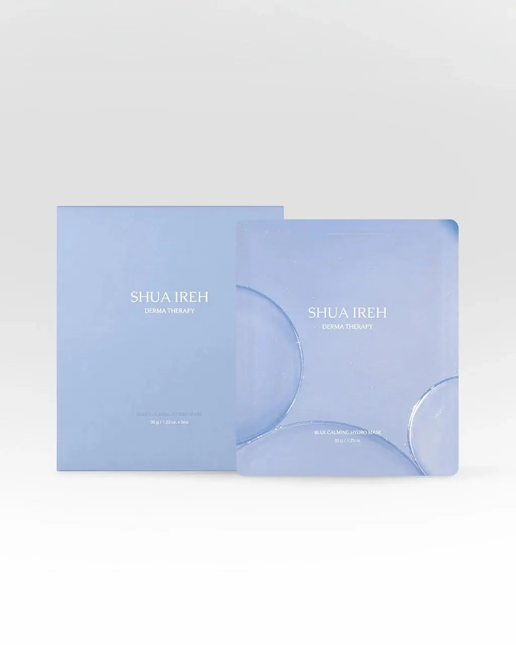 Shua Ireh Blue Calming Hydro Mask 35G X 5Ea for Soothing Skin Therapy