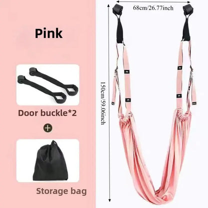 Shoulder Back Posture Corrector Stretch Band, Home Waist Backbend Trainer, Door Hanging Aerial Yoga Inversion Rope, Yoga Equipment, Stretching Tool, Stretching Gear