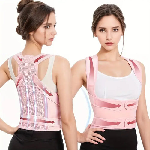 Back Posture Corrector, Posture Corrector,Lightweight Invisible Backbrace for Medium/Large Women -Improveposture & Relieve Neck, Shoulder & Upper Backpain, Wear under Clothes for Hunchback &Slouching Default Healthcare Support