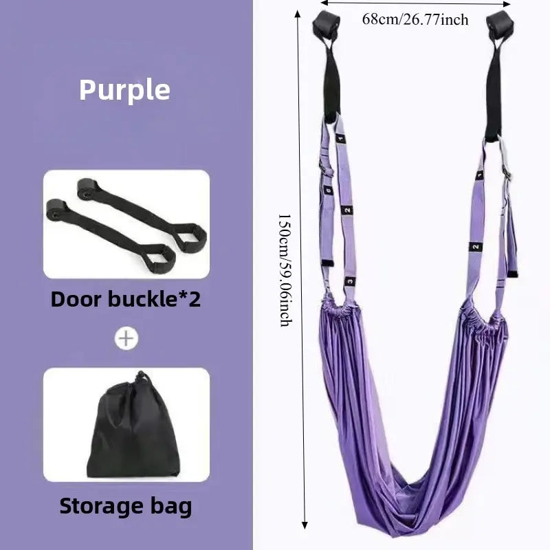 Shoulder Back Posture Corrector Stretch Band, Home Waist Backbend Trainer, Door Hanging Aerial Yoga Inversion Rope, Yoga Equipment, Stretching Tool, Stretching Gear