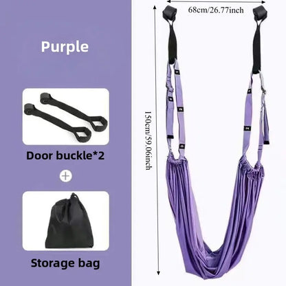 Shoulder Back Posture Corrector Stretch Band, Home Waist Backbend Trainer, Door Hanging Aerial Yoga Inversion Rope, Yoga Equipment, Stretching Tool, Stretching Gear