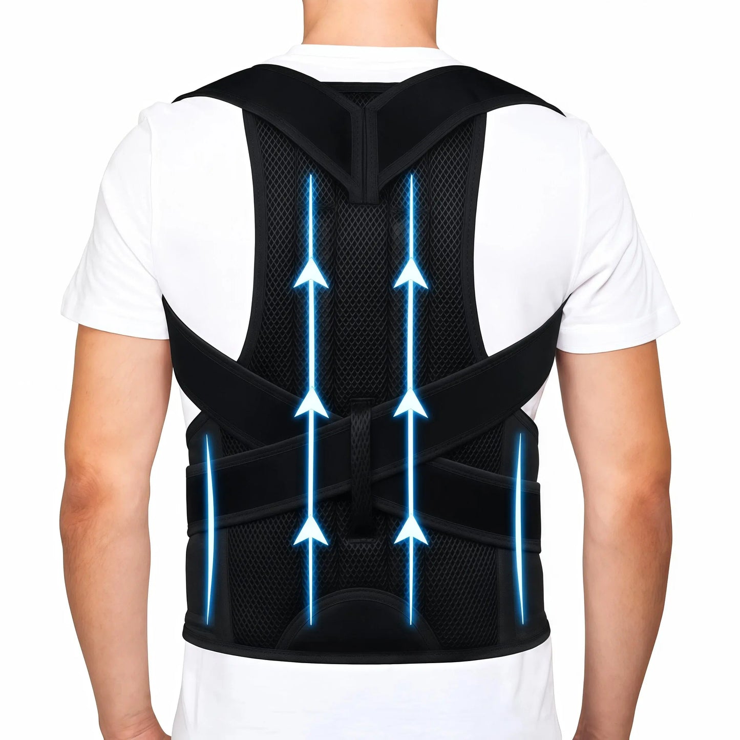Posture Corrector Brace – Adjustable Back Support for Men & Women, Relieve Pain, Improve Posture at Home & Office Fathersdaygift