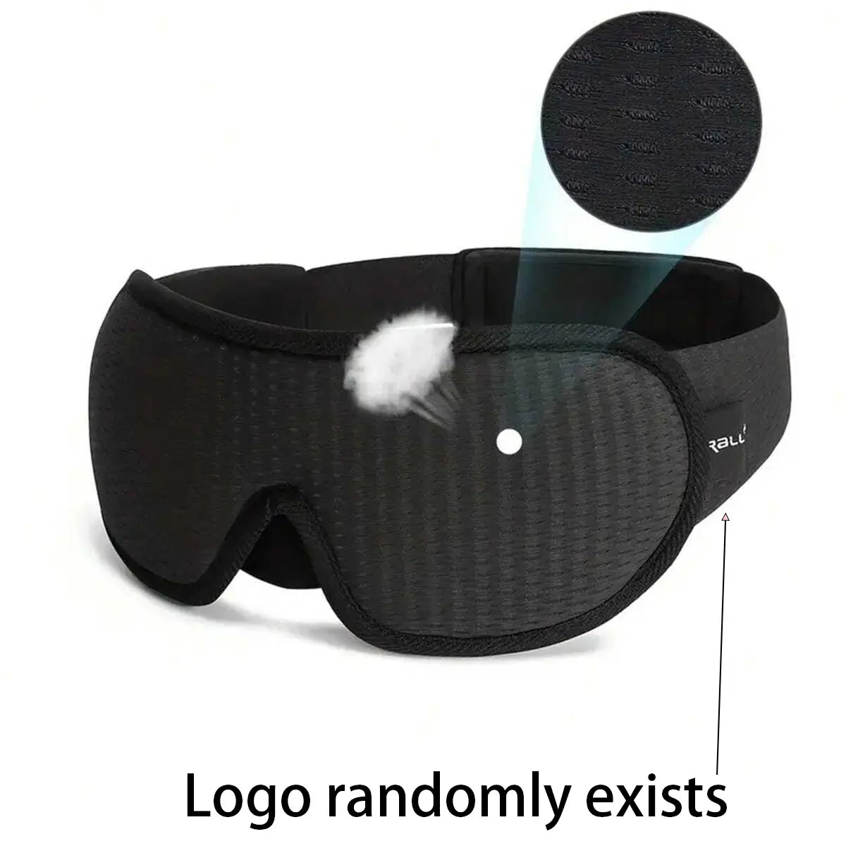 3D Blackout Sleep Mask, Eye Mask for Sleeping, 3D Sleeping Mask for Women & Men, Comfortable & Breathable Sleep Tool