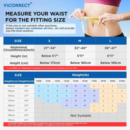 Vicorrect Posture Corrector for Men and Women Support: Posture Brace for Men and Women - Shoulders Straightener Relieve Upper Back Pain