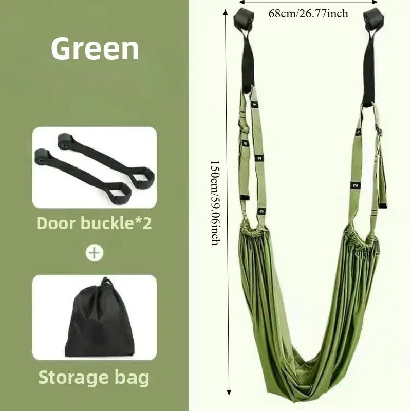 Shoulder Back Posture Corrector Stretch Band, Home Waist Backbend Trainer, Door Hanging Aerial Yoga Inversion Rope, Yoga Equipment, Stretching Tool, Stretching Gear