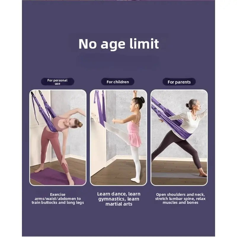 Shoulder Back Posture Corrector Stretch Band, Home Waist Backbend Trainer, Door Hanging Aerial Yoga Inversion Rope, Yoga Equipment, Stretching Tool, Stretching Gear