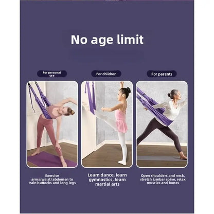 Shoulder Back Posture Corrector Stretch Band, Home Waist Backbend Trainer, Door Hanging Aerial Yoga Inversion Rope, Yoga Equipment, Stretching Tool, Stretching Gear