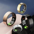 Smart Ring, Fitness Tracker with Wireless Charging Case, Sleep Tracker, Heart Rate Monitor, Multifunctional Sports Ring for Women & Men, Wearable