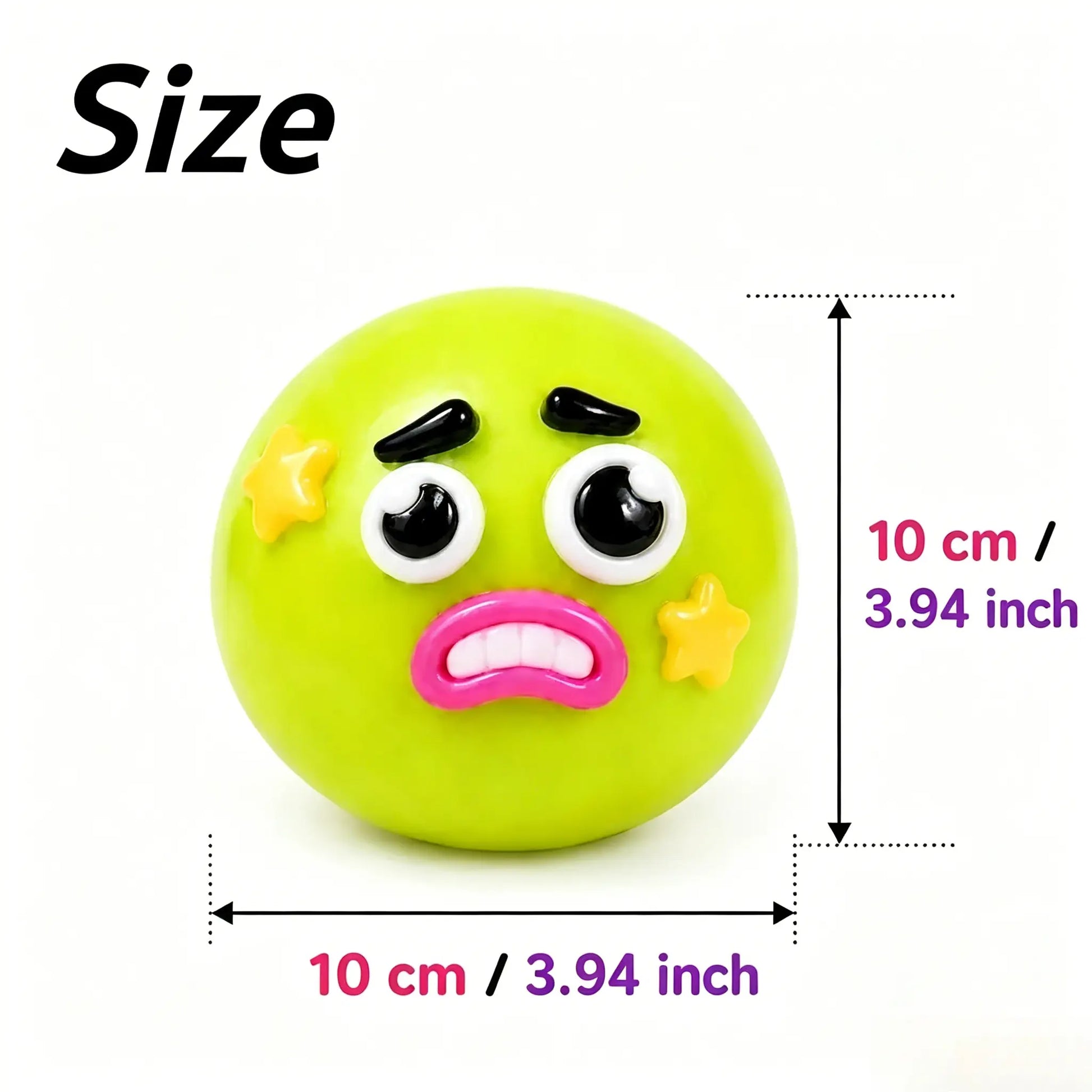 Ranbow Squishy Stress Balls - Curiosities Dog Face DIY Face Swap Squishy Soft Moldable Cute Relaxing Sensory Fidget Relief Anxiety Stress Fun Desk Accessory for Adults