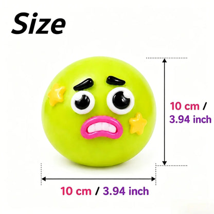 Ranbow Squishy Stress Balls - Curiosities Dog Face DIY Face Swap Squishy Soft Moldable Cute Relaxing Sensory Fidget Relief Anxiety Stress Fun Desk Accessory for Adults