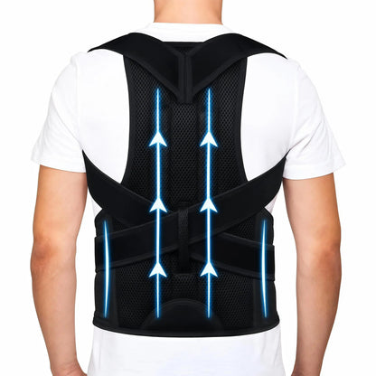 Posture Corrector Brace – Adjustable Back Support for Men & Women, Relieve Pain, Improve Posture at Home & Office Fathersdaygift