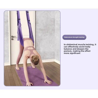 Shoulder Back Posture Corrector Stretch Band, Home Waist Backbend Trainer, Door Hanging Aerial Yoga Inversion Rope, Yoga Equipment, Stretching Tool, Stretching Gear