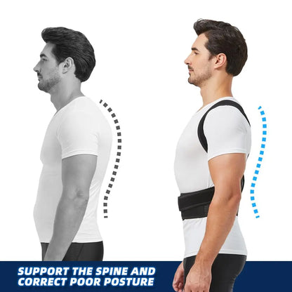 Posture Corrector Brace – Adjustable Back Support for Men & Women, Relieve Pain, Improve Posture at Home & Office Fathersdaygift
